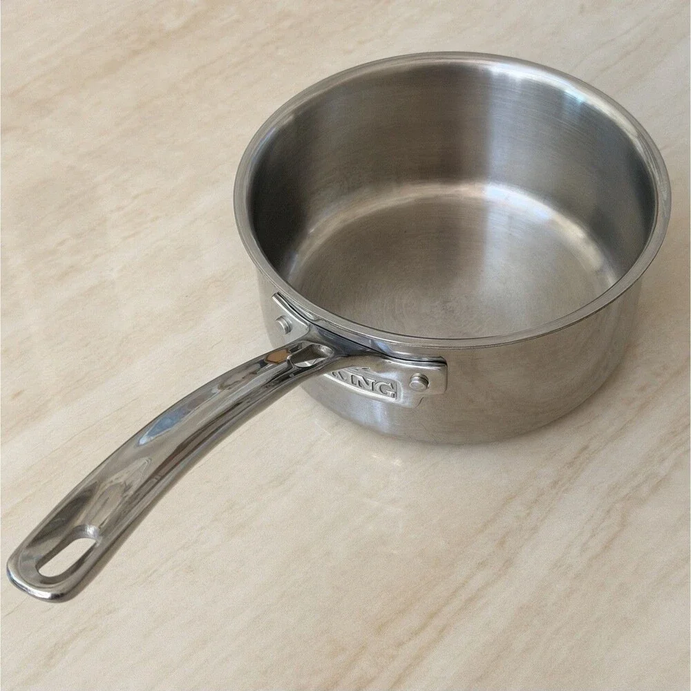 Viking 3-Ply Stainless 2.25 Qt Saucepan Aluminum Core Induction Gas Electric